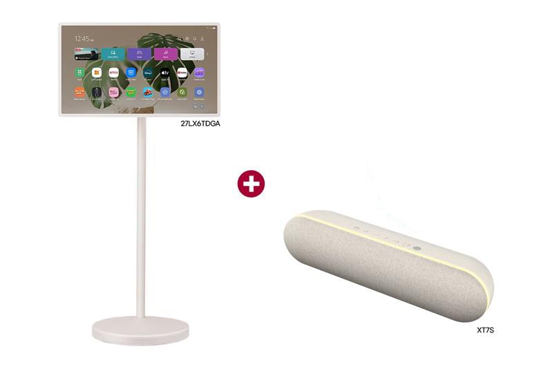 LG StanbyME 2 Kişisel Ekran ve XT7S Hoparlör Paketi , 27LX6TDGA.XT7S